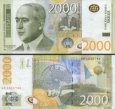 *2000 srbských dinárov Srbsko 2012, P61b UNC *2000 srbských dinárov Srbsko 2012, P61b UNC