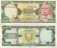 *1000 Sucres Ekvádor 1988, P125b UNC *1000 Sucres Ekvádor 1988, P125b UNC