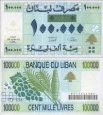 *100 000 Livres Libanon 1994-95, P74 UNC