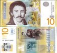 *10 Dinara Srbsko 2011, P54a UNC *10 Dinara Srbsko 2011, P54a UNC