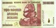 *200 miliónov dolárov Zimbabwe 2008, P81 UNC *200 miliónov dolárov Zimbabwe 2008, P81 UNC
