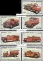 *Známky Nicaragua 1983 Hasičské autá neraz. séria MNH *Známky Nicaragua 1983 Hasičské autá neraz. séria MNH