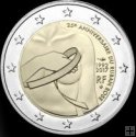 *2 Euro Francúzsko 2017, Ružová stuha