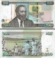*200 keňských šilingov Keňa 2004, P43b UNC *200 keňských šilingov Keňa 2004, P43b UNC