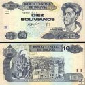 *10 Bolivianos Bolívia 2001-2008, P233 UNC