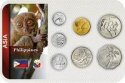 Sada 7 ks mincí Filipíny 1 Sentimos-2 Pesos 1983-1994 v blistri