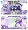 *10 Šilingov Uganda 1982, P16 UNC