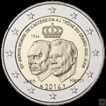 *2 Euro Luxemburgsko 2014, 50 výročie vojvodu Jeana