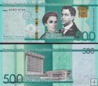 *500 Pesos Oro Dominikánska Republika 2017, P195 UNC