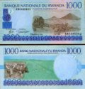 *1000 Frankov Rwanda 1998, P27 UNC