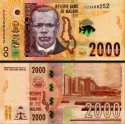 *2000 Kwacha Malawi 2021-22, P70 UNC