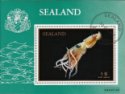 *Známky Sealand 1970 Ryba, razítkovaný hárček *Známky Sealand 1970 Ryba, razítkovaný hárček