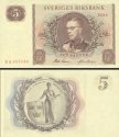 **5 Korún Švédsko 1954, P42a UNC **5 Korún Švédsko 1954, P42a UNC