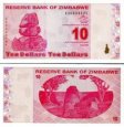 *10 dolárov Zimbabwe 2009, P94 UNC *10 dolárov Zimbabwe 2009, P94 UNC