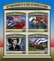 Stredoafrická republika Miniatúrny hárok 2017 MNH Kubánska kríza