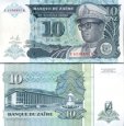 *10 Noveaux Zaires Zair 1993, P55 UNC *10 Noveaux Zaires Zair 1993, P55 UNC