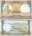 *10 Dolárov HongKong 1975-1977, P74 UNC