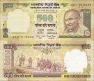 *500 Rupií India 2002-2004, P93 UNC