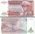 *1 000 000 Zaires Zair 1992, P44a UNC *1 000 000 Zaires Zair 1992, P44a UNC