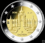 *2 Euro Nemecko 2016 D, Sasko