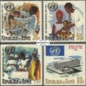 *Známky Guinea 1967 WHO, razítkovaná séria