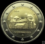 *2 Euro Nemecko 2014 A, Niedersachsen