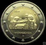 *2 Euro Nemecko 2014 J, Niedersachsen