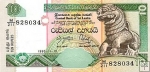 *10 Rupií Srí Lanka 1995, P108 UNC