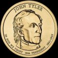 *Prezidentský 1 dolár USA 2009 P, 10. prezident J.Tyler *Prezidentský 1 dolár USA 2009 P, 10. prezident J.Tyler