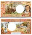 *1000 Frankov Francúzska Polynézia 1996-2012 UNC *1000 Frankov Francúzska Polynézia 1996-2012 UNC