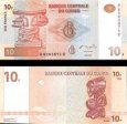 *10 Frankov Kongo Dem.Rep. 2003, P93 UNC *10 Frankov Kongo Dem.Rep. 2003, P93 UNC