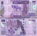 *10 000 Frankov Kongo Dem. Rep. 2006, P103a UNC