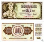 10 Dinárov Juhoslávia 1978, P87a UNC