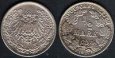 Strieborná minca 1/2 Marky 1917A Nemecká ríša VF, Wilhelm II. Strieborná minca 1/2 Marky 1917A Nemecká ríša VF, Wilhelm II.