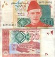 *20 Rupií Pakistan 2007-24, P55 UNC *20 Rupií Pakistan 2007-24, P55 UNC