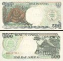 *500 Rupií Indonézia 1992/1994, P128c UNC