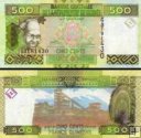 *500 Guinejských frankov Guinea 2006, P39a UNC