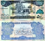 *500 Šilingov Somaliland 1994-2016, P6 UNC