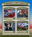 Stredoafrická republika Miniatúrny hárok 2017 MNH Kubánska kríza