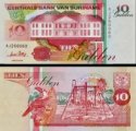 *10 Guldenov Surinam 1998, P137b UNC