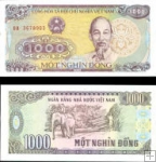 1000 Dong Vietnam 1988, P106 UNC