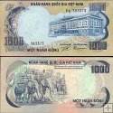 *1000 Dong Južný Vietnam 1972, P34 UNC