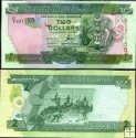 *2 Doláre Šalamúnové ostrovy 2006-2011, P25 UNC