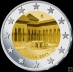 *2 Euro Španielsko 2011, Leví dvor v Granade