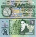 *1 Libra Guernsey 2013, Thomas de la Rue P62 UNC