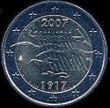*2 Euro Fínsko 2007, výročie nezávislosti