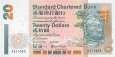 *20 Dolarů HongKong 1993-2002 P285 UNC *20 Dolarů HongKong 1993-2002 P285 UNC