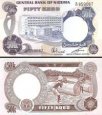 *50 Kobo Nigéria 1973, P14f UNC *50 Kobo Nigéria 1973, P14f UNC
