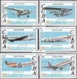 Známky Kuba 1979 Letectvo, nerazítkovaná séria MNH