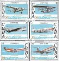 Známky Kuba 1979 Letectvo, nerazítkovaná séria MNH